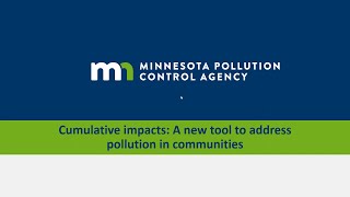 Cumulative Impacts Virtual Meeting September 2023