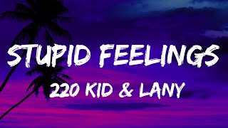220 KID & LANY - Stupid Feelings (Lyrics)