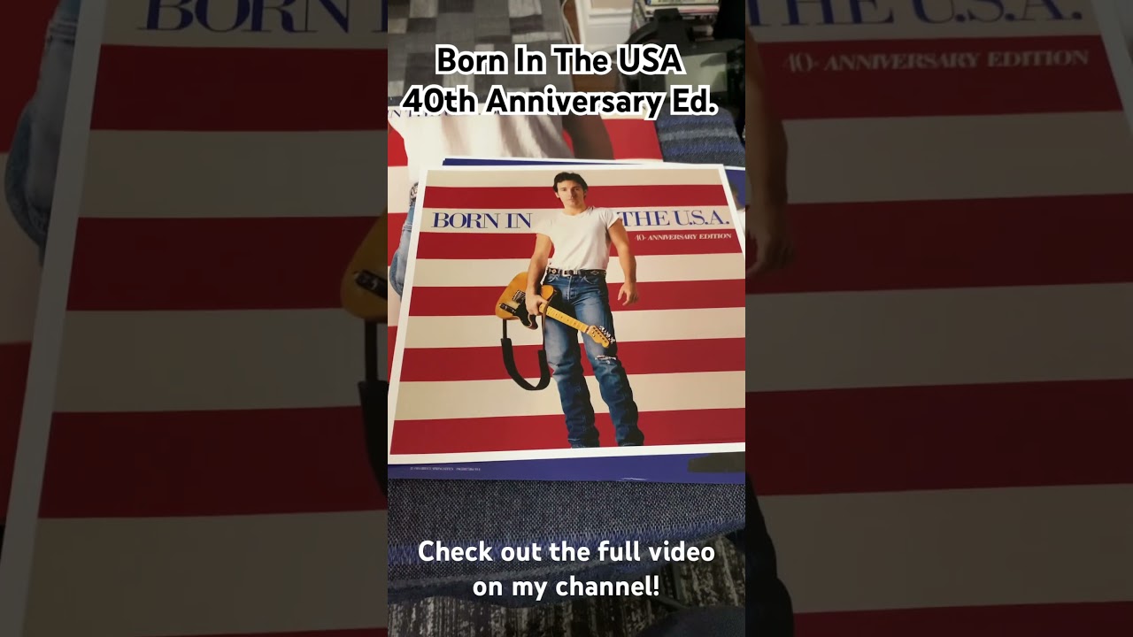 洋楽 B . Springsteen Born in the USA 40th Bruce Springsteen to Release 40th Anniversary Born in the