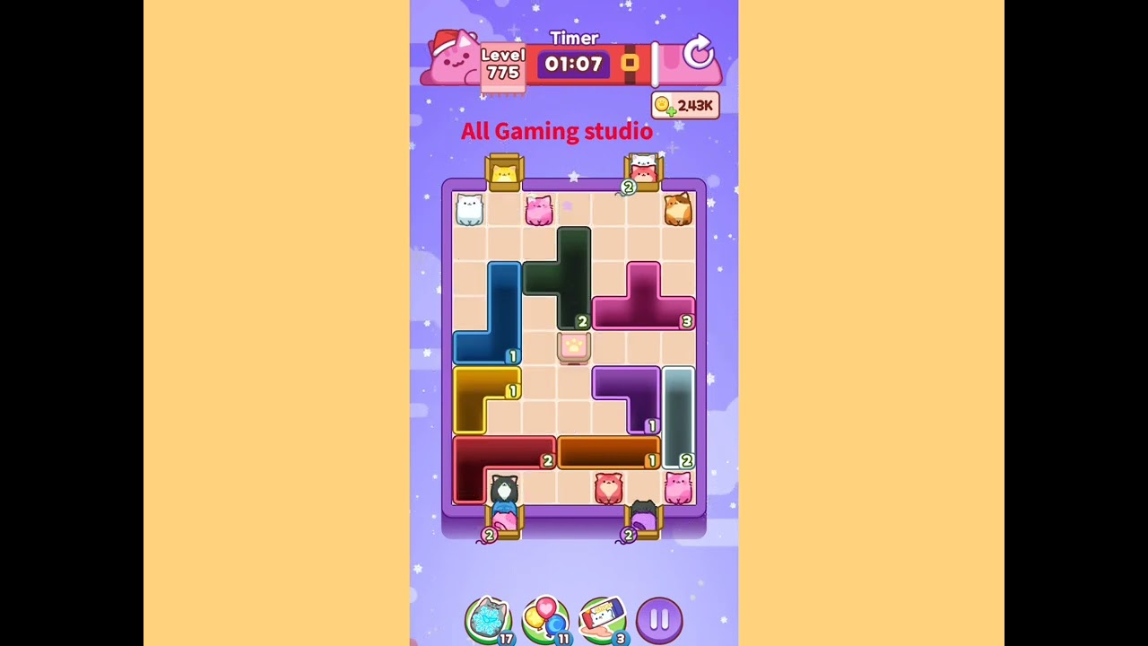 Drop the cat level 775 walkthrough solution 