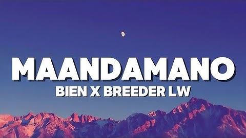 MAANDAMANO (lyrics) - Bien ft Breeder LW