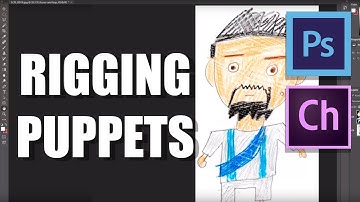 Rigging Puppets for Character Animator in Adobe Photoshop