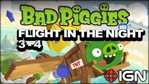 Bad Piggies: Flight in the Night Level 3-4 3-Star Walkthrough