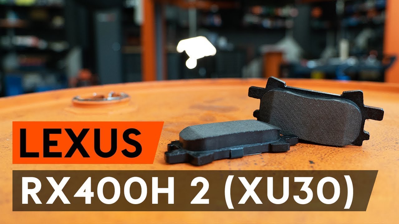 Jak Wymienić Tylne Klocki Hamulcowe W Lexus Rx400H 2 (Xu30) [Poradnik Autodoc] - Youtube