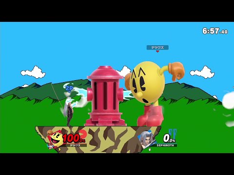 【クソ動画】バカでか消火栓コンボ【スマブラSP】