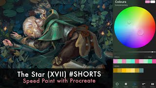 The Star (XVII) SpeedPaint #shorts #digitalart #art
