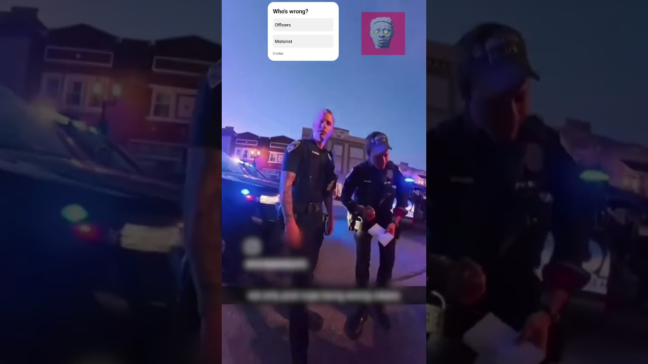 "It’s Not Missing, It’s Improper!" Rider Debates Traffic Law with Police