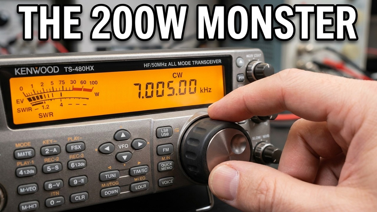 KENWOOD TS-480HX - YouTube
