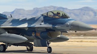 レッドフラッグ空戦演習 ネリス空軍基地 2015-1 (F-22, F-16, F-15, ユーロファイター)
