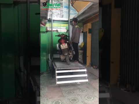 Video Vận thăng nâng hàng mini - Phục vụ việc nâng hạ xe máy - youtube