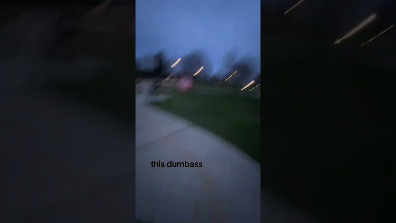 He ran the red light!!