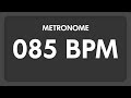 85 bpm  metronome