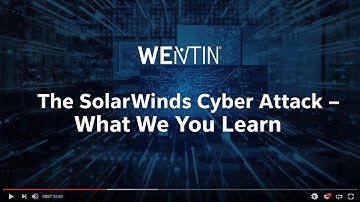 The SolarWinds Cyber Attack Explained - The Hack That shook the world🌏🖥️