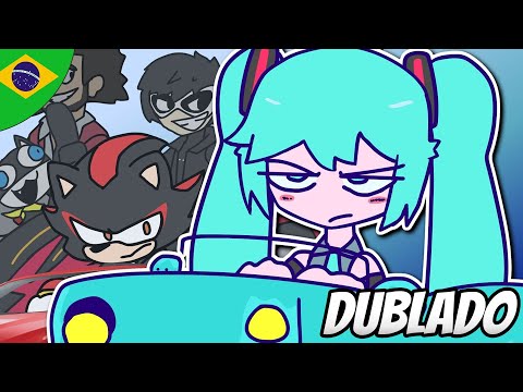 Hatsune Miku Racing a CrossWorld's - Dubbed