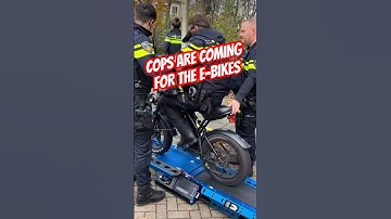 COPS vs E-BIKES  🤯🚔 #short