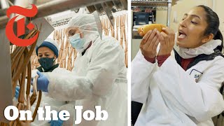 How New York’s Favorite Hot Dog Is Made | On the Job | Priya Krishna | NYT Cooking