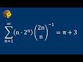Deriving the Series Identity That Equals π + 3
