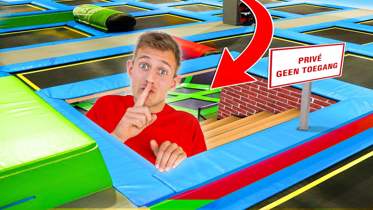 GEHEIM TRAMPOLINE PARK in PARK