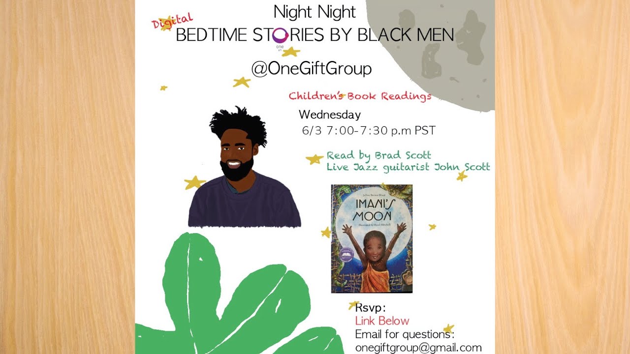 Night Night Bedtime Stories by Black Men I'mani's Moon YouTube