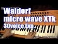 Waldorf micowavextk 30voice demoreview