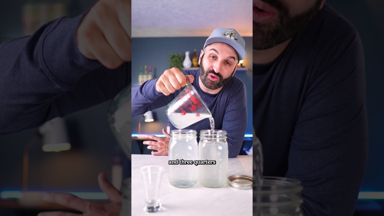 Make a whole bottle of lemon drop shots 