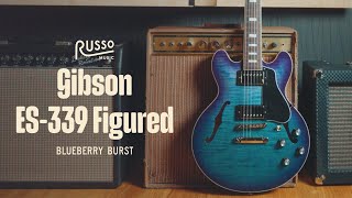 Gibson ES-339 Figured Semi-Hollow, Blueberry Burst | Orange Amps OR30 Amp Head