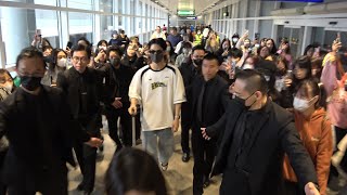 Win Metawin (วิน) Hong Kong Airport Arrival 20240310 (Bangkok→Hong Kong)