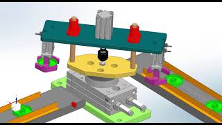 Automation Pick and Place Rotary Cylinder Mechanism