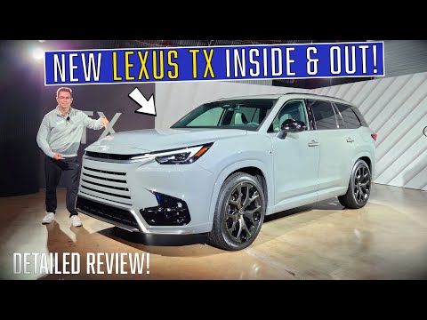 Largest Lexus! Is the New 2024 Lexus TX 500h the Ultimate Family Luxury SUV?