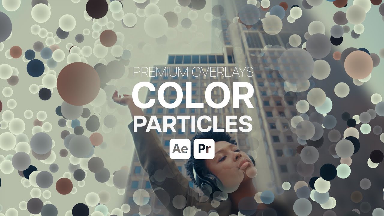 Premium Overlays Color Particles (After Effects - Premiere Pro MOGRTs ...