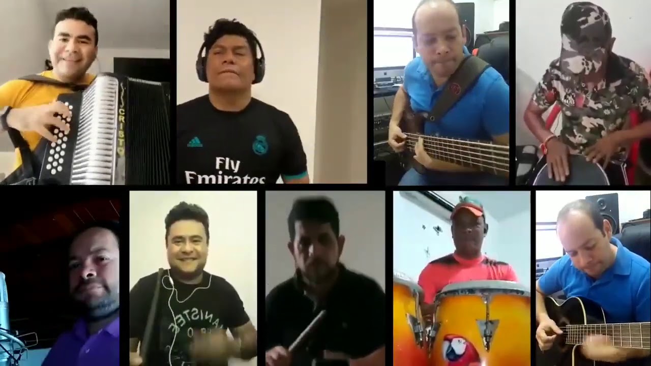 Victor Naín  y Sus Amigos con Alex Manga (Cover Cuidala Dios Autor: Jesús Manuel Estrada) En Vivo