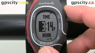 Time Setting System Menu in a Garmin Forerunner 60. screenshot 4