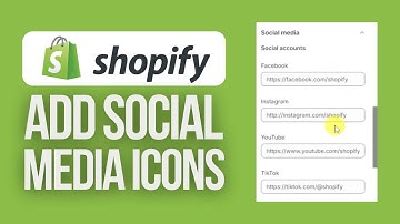 How to Add Social Media Icons in Shopify | Shopify for Beginners
