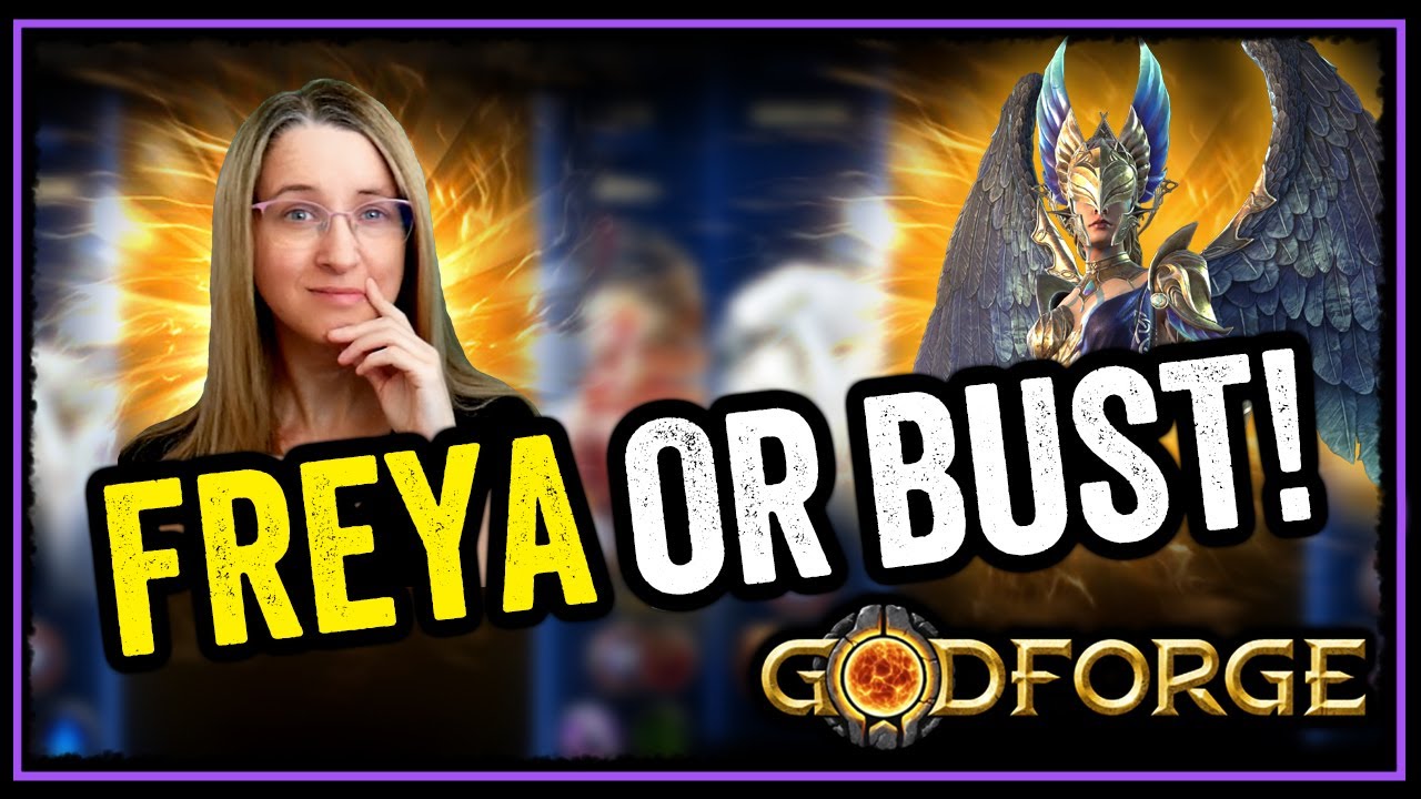 370 SUMMONS! 💥Pulling for FREYA! I couldn't help myself! 💜 Godforge ~ Fateless Games