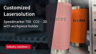 Laser engraving without a rotary device | SpeedMarker 700 CO2 3D