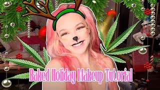 Taking Edibles And Turning Myself Into A Reindeer (Makeup Look, Reindeer Glam)