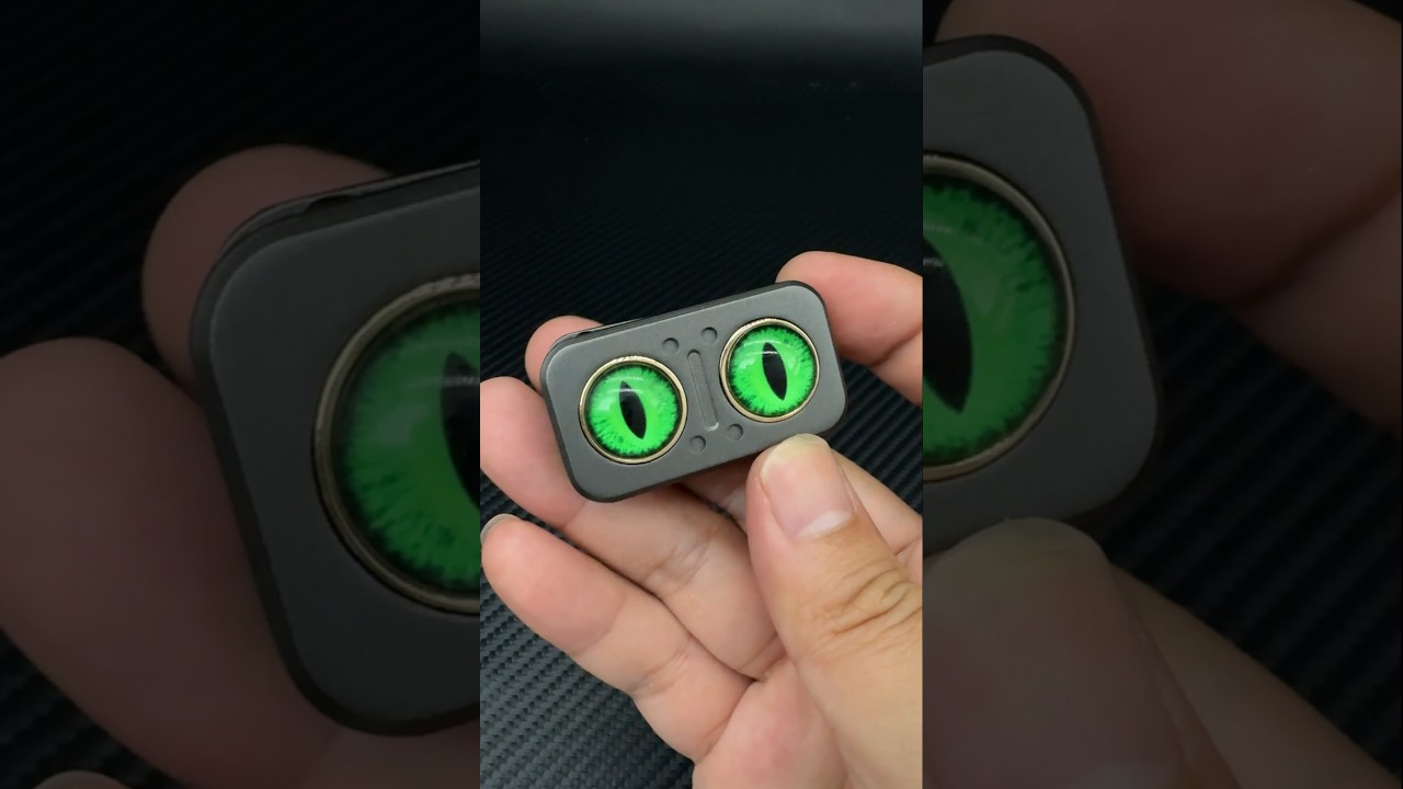 The cat's eye looks very beautiful. The fidgeting slider