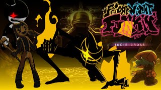 Vs Nightmare Ink Demon Bendy & Bonus Songs - FNF Indie Cross