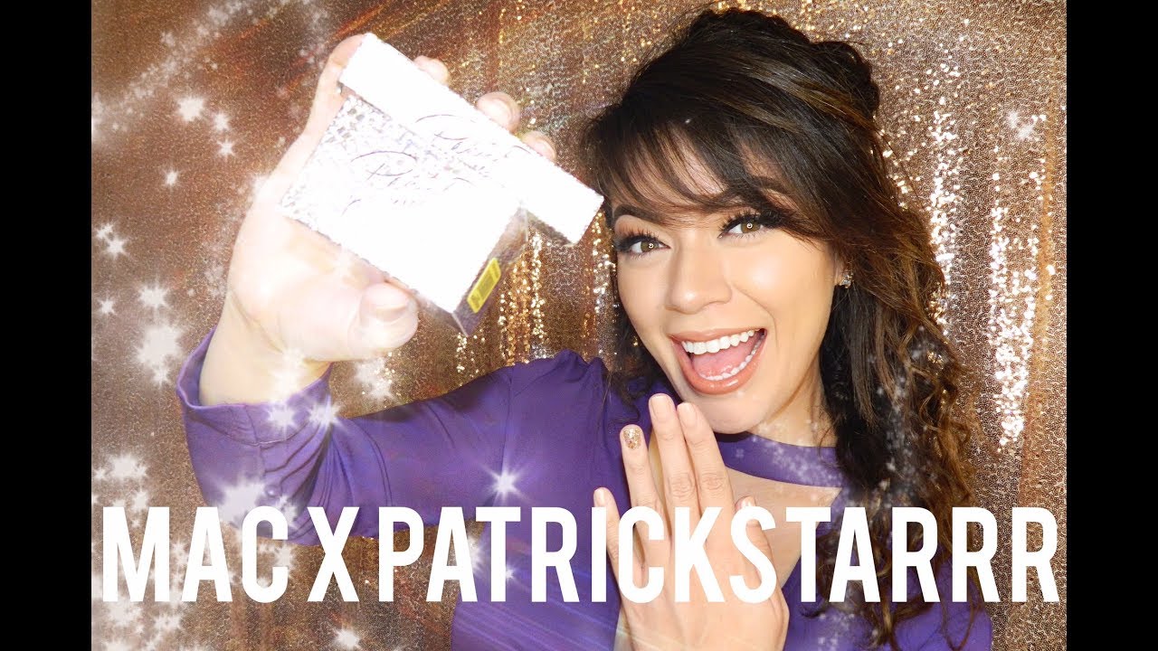 NEW MAC X PATRICKSTARRR // PATRICK'S POWDER & MAMASTARRR LIPGLASS