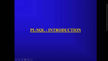 Oracle PLSql Block Introduction