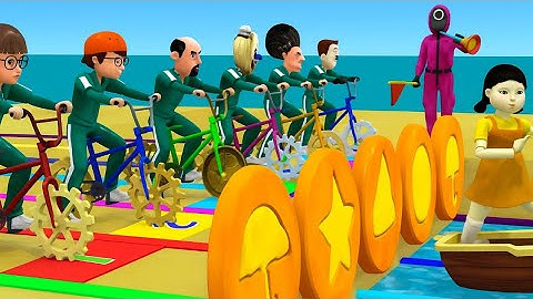 Squid Game vs Scary Teacher 3D Key Dalgona Candy Full PLAY Game