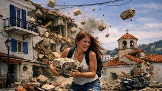 SHOCK IN GREECE A series of eart uakes hit the island of Evia Athens is in panic