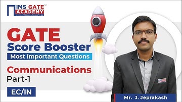 L1 GATE Score Booster | GATE 2024 | Communications - 1 for GATE & PSU