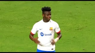 Mikayil Faye DÉBUT AU Barcelona vs AC Milan