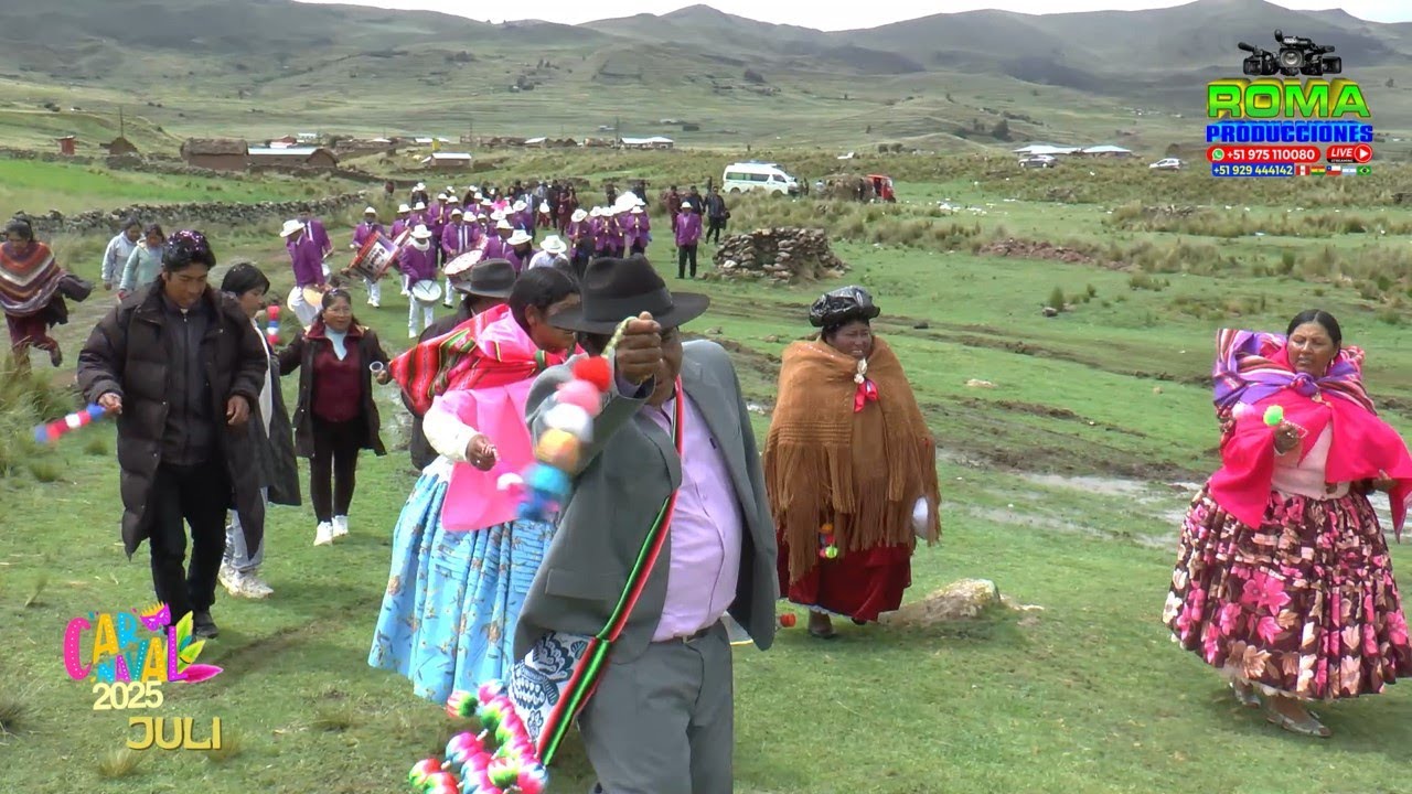 Fiesta de carnavales 2025 - Comunidad Yacari Choquejahua Miraflores en Puno.