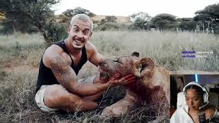 Part Of The Lion Pride - Dean Schneider Living With Lions Reaction