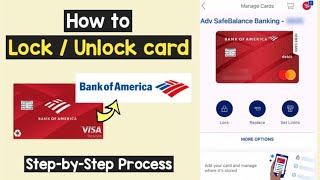 Lock/Unlock BOA Card Online | Lock & Unlock Bank Of America Debit and Credit Cards | BOA Card Freeze