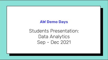 Data Analytics Course - Remote Demo Day