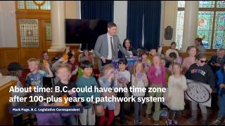 About time: B.C. could have one time zone after 100-plus years of patchwork system