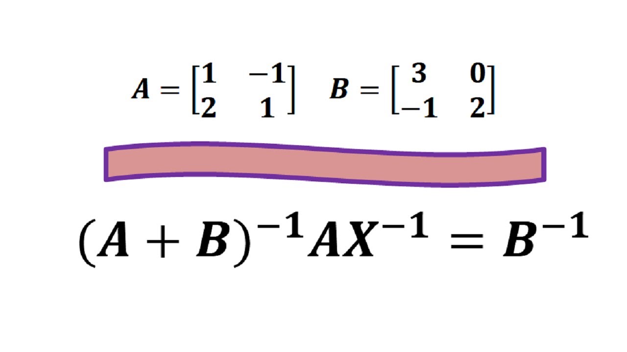 Matrice - matrična jednačina (2)